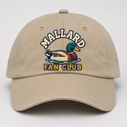 Mallard Fan Club Baseball Cap – Khaki