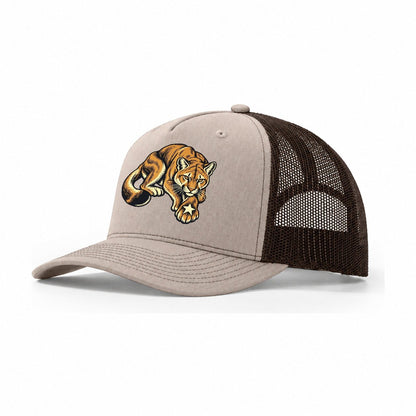 Cougar Starlit Paw Sundown Familiars Trucker Hat – Khaki Brown