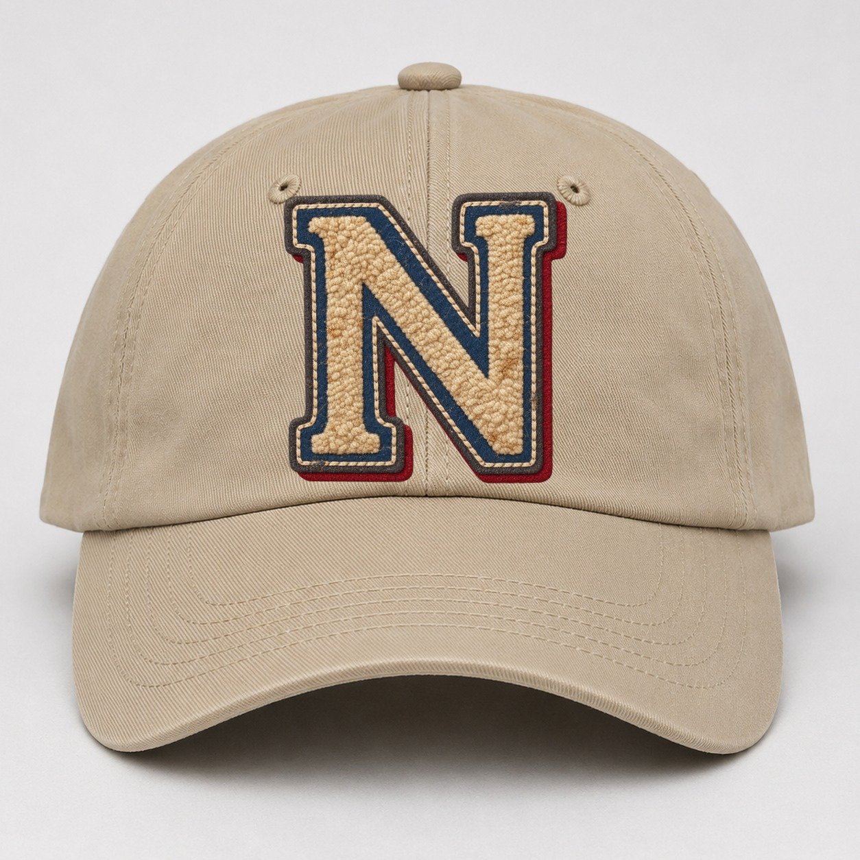 Varsity Chenille N Monogram Baseball Cap – Khaki
