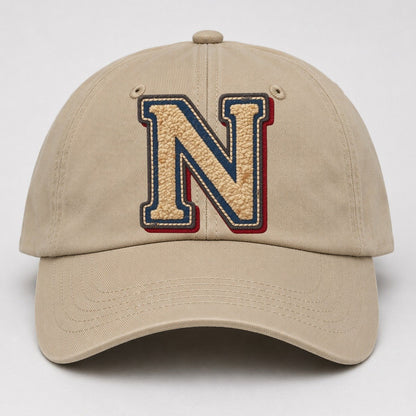 Varsity Chenille N Monogram Baseball Cap – Khaki