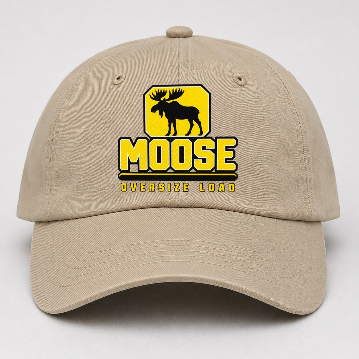 Moose Oversize Load Heavy Duty Baseball Cap – Khaki