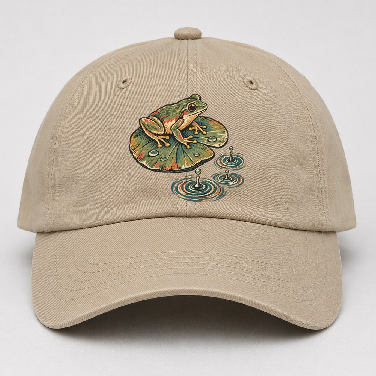 Frog Rain Ring Gentle Wild Baseball Cap – Khaki