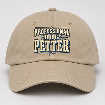 Professional Dog Petter American Wit Baseball Cap – Khaki