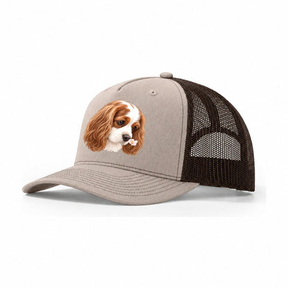 Cavalier Petal Greeting Pastimes Companions Trucker Hat – Khaki Brown