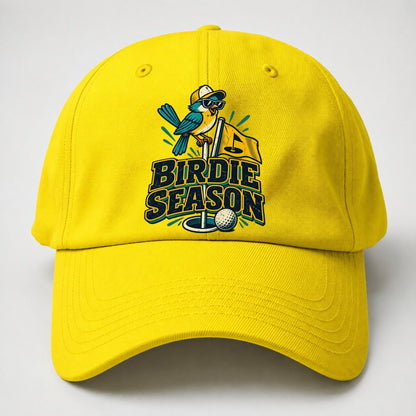 Birdie Season Golf Life Baseball Cap – Yellow