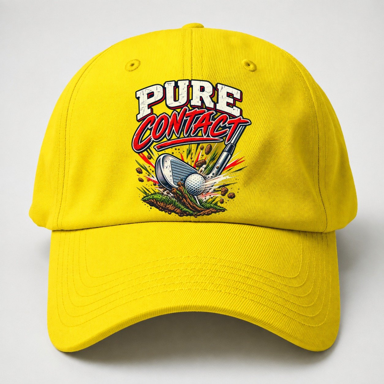 Pure Contact Golf Life Baseball Cap – Yellow