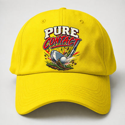 Pure Contact Golf Life Baseball Cap – Yellow