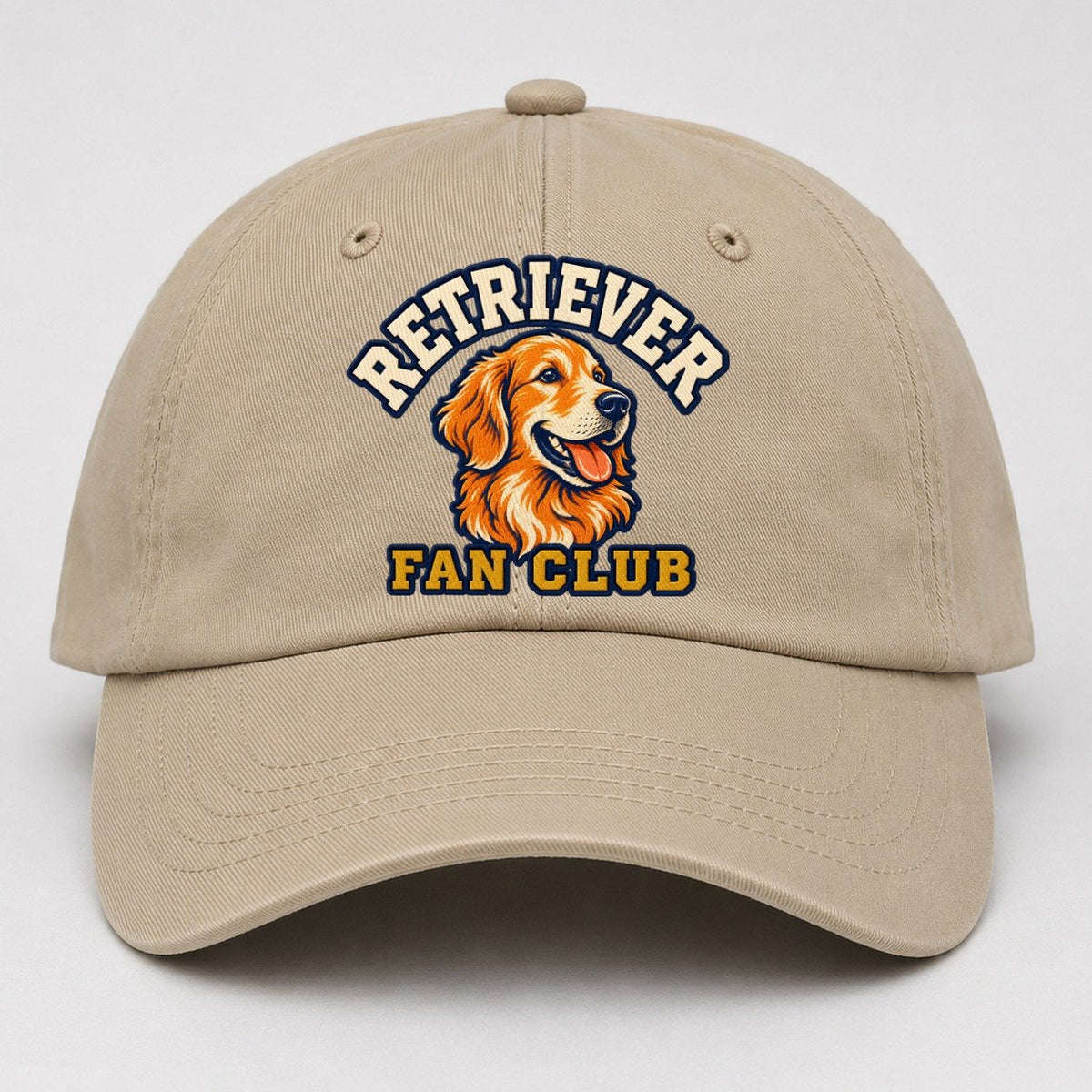 Retriever Fan Club Baseball Cap – Khaki