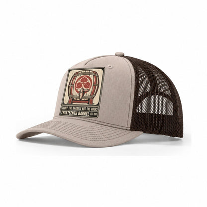 Thirteenth Barrel Izakaya Rules Trucker Hat – Khaki Brown