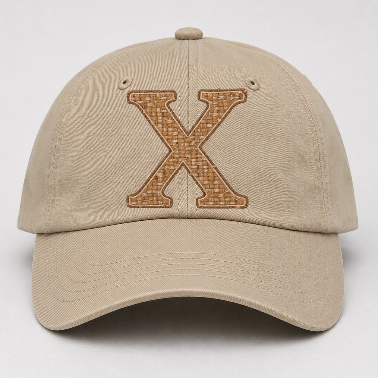 Woven Tweed X Monogram Baseball Cap – Khaki