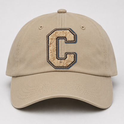Varsity Chenille C Monogram Baseball Cap – Khaki