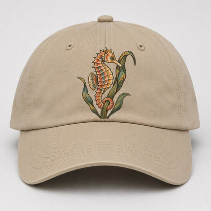 Seahorse Eelgrass Cradle Gentle Wild Baseball Cap – Khaki