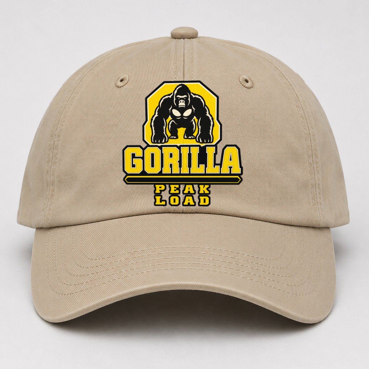 Gorilla Peak Load Heavy Duty Baseball Cap – Khaki