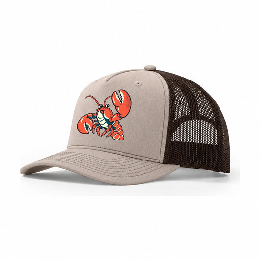 Lobster Claw Click Trucker Hat – Khaki Brown