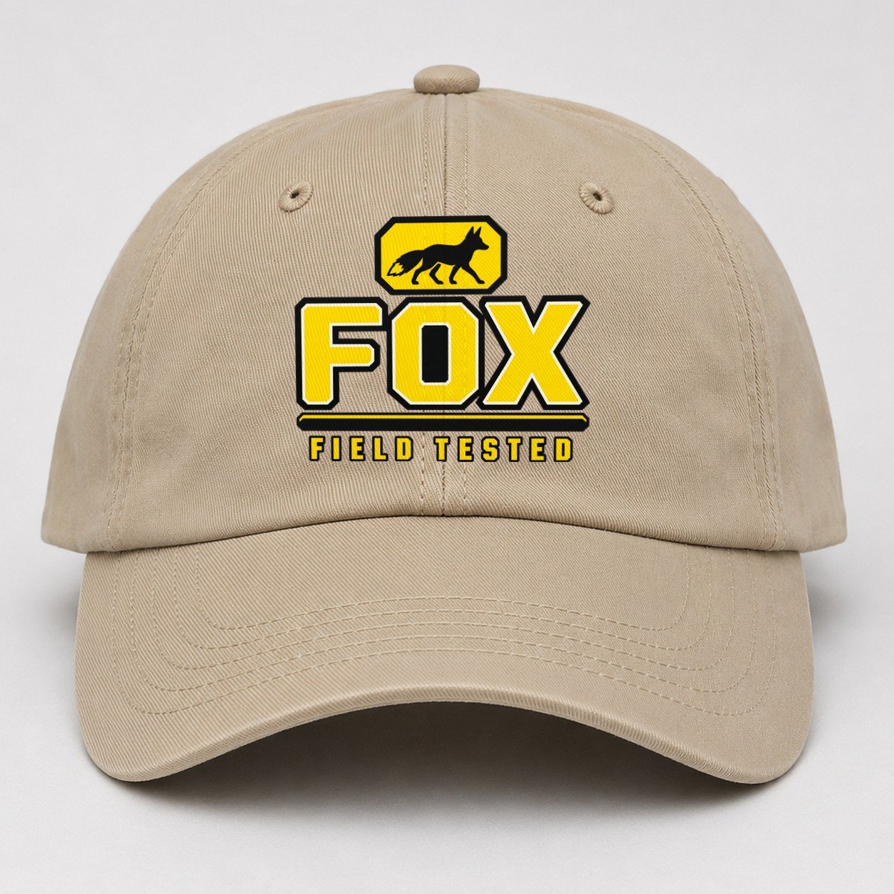 Fox Field Tested Heavy Duty Baseball Cap – Khaki