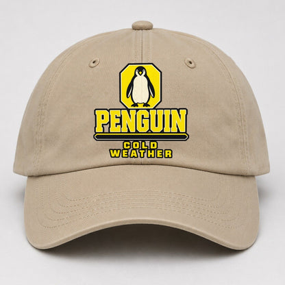 Penguin Cold Weather Heavy Duty Baseball Cap – Khaki