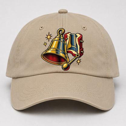 Bellfounder Handbell Mould And Clapper Uk Culture Heritage Baseball Cap – Khaki