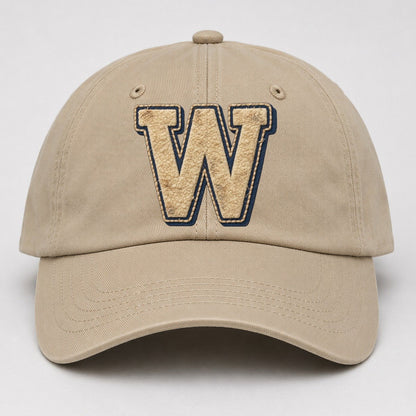 Varsity Chenille W Monogram Baseball Cap – Khaki