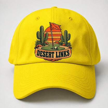 Desert Links Golf Life Baseball Cap – Yellow