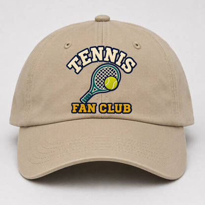 Tennis Fan Club Baseball Cap – Khaki