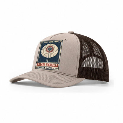 Kasaya Umbrella Noren Trade Co Trucker Hat – Khaki Brown