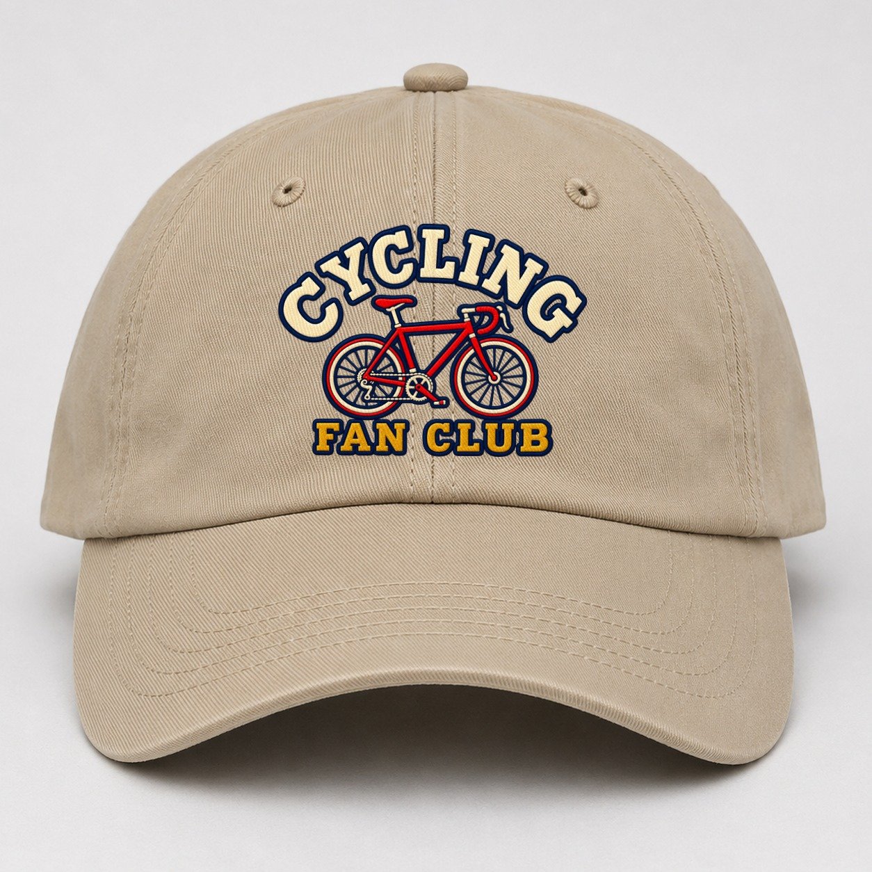 Cycling Fan Club Baseball Cap – Khaki