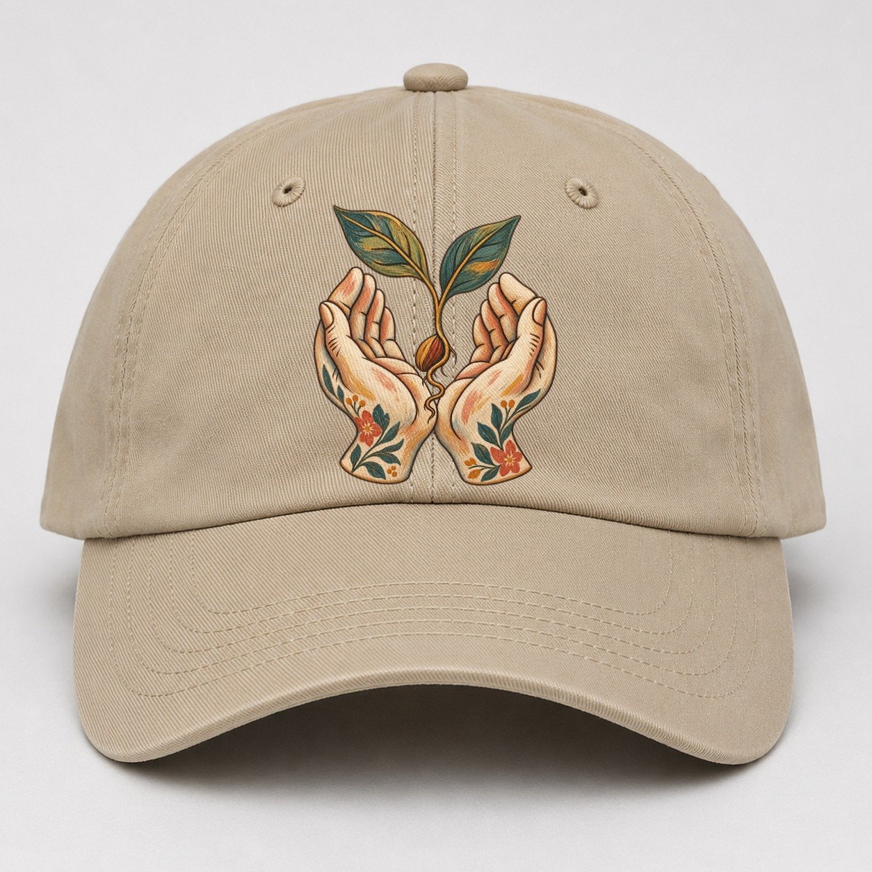Open Hands Seedling Gentle Wild Baseball Cap – Khaki