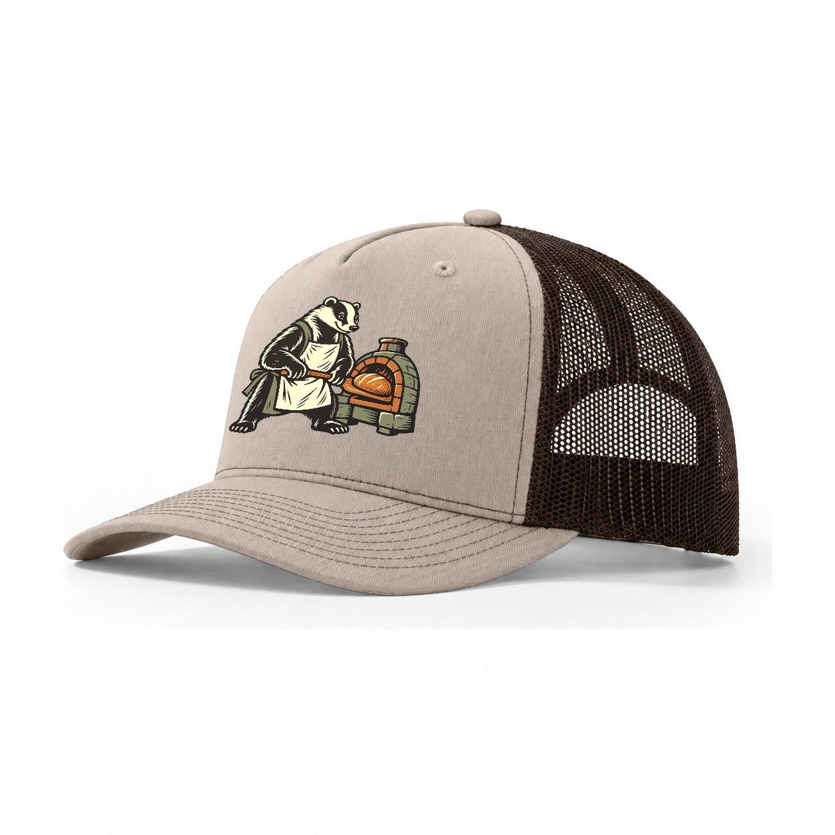 Badger Baker Sundown Familiars Trucker Hat – Khaki Brown