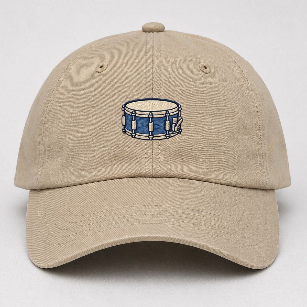 Snare Drum Tiny Solo Marks Baseball Cap – Khaki