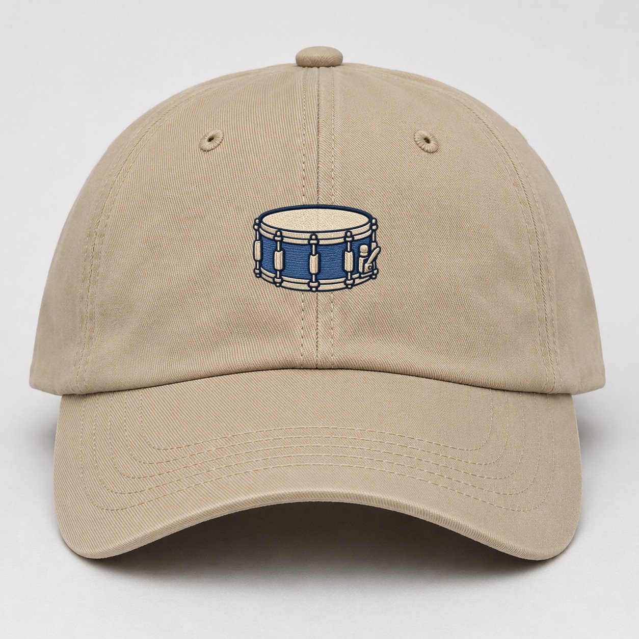Snare Drum Tiny Solo Marks Baseball Cap – Khaki