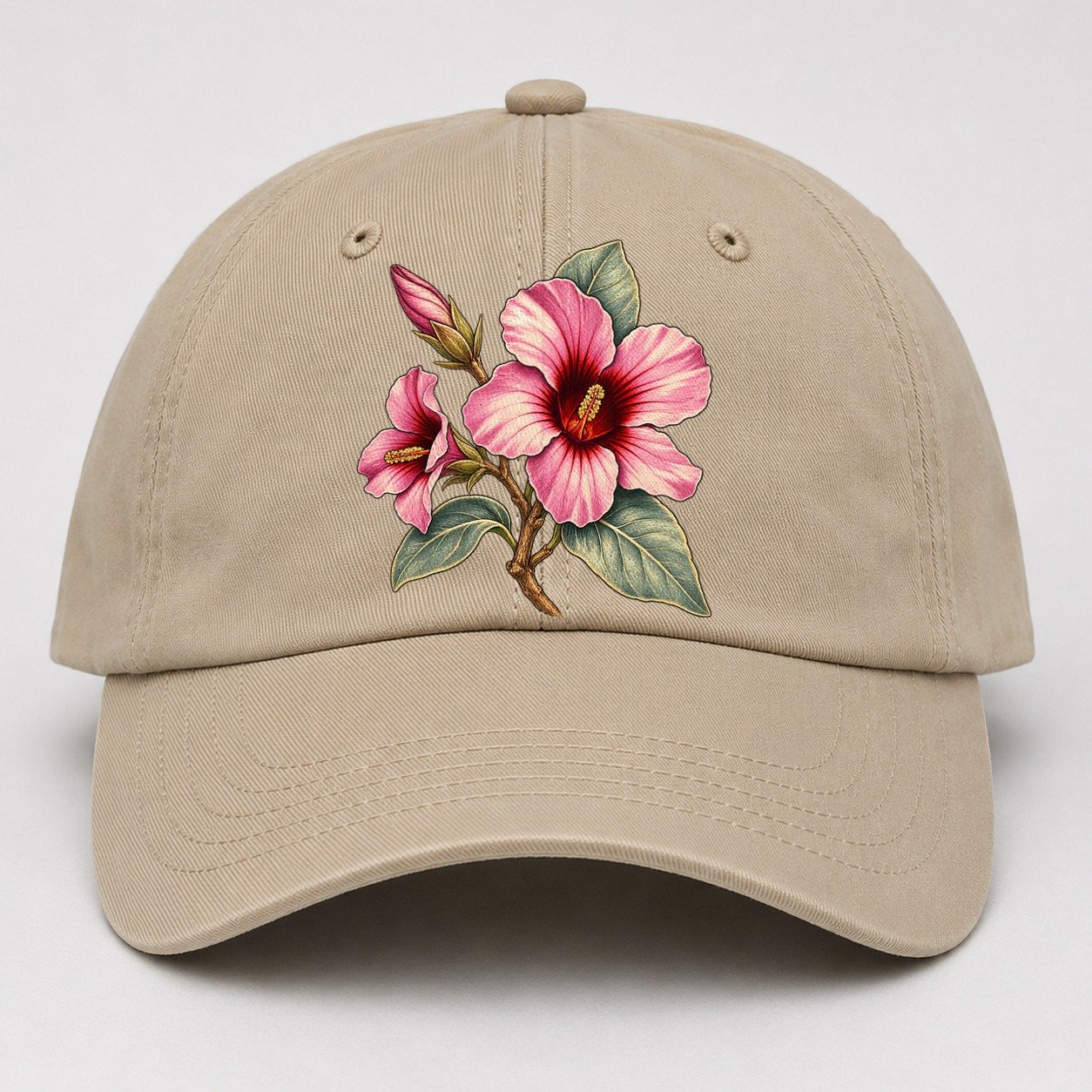 Northern Territory Sturt Desert Rose Australia Cultural Icons Baseball Cap – Khaki