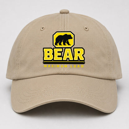 Bear Maximum Load Heavy Duty Baseball Cap – Khaki