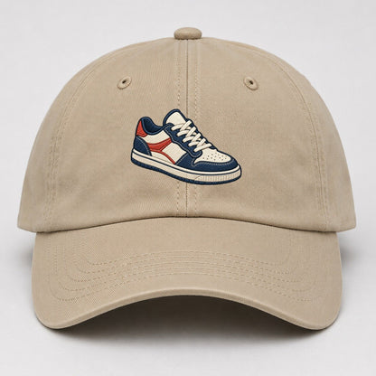 Low Top Court Sneaker Tiny Solo Marks Baseball Cap – Khaki