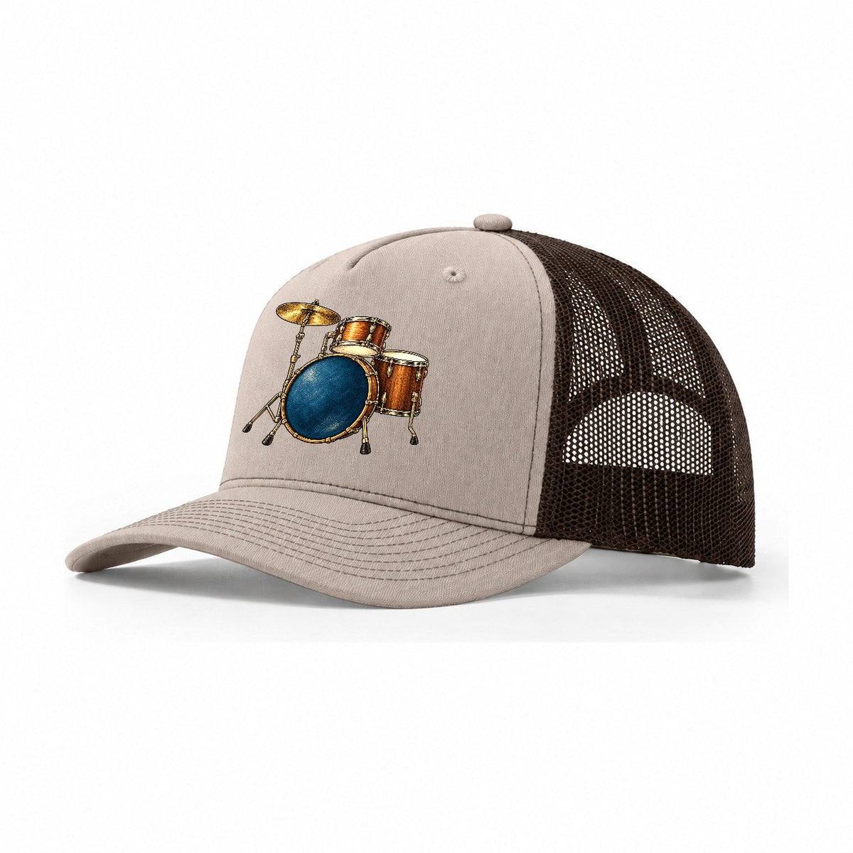 Compact Midnight Jazz Kit Pastimes Companions Trucker Hat – Khaki Brown