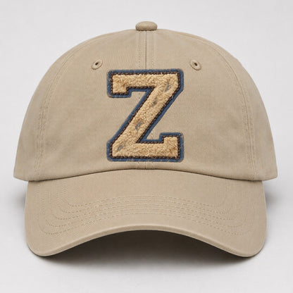 Varsity Chenille Z Monogram Baseball Cap – Khaki