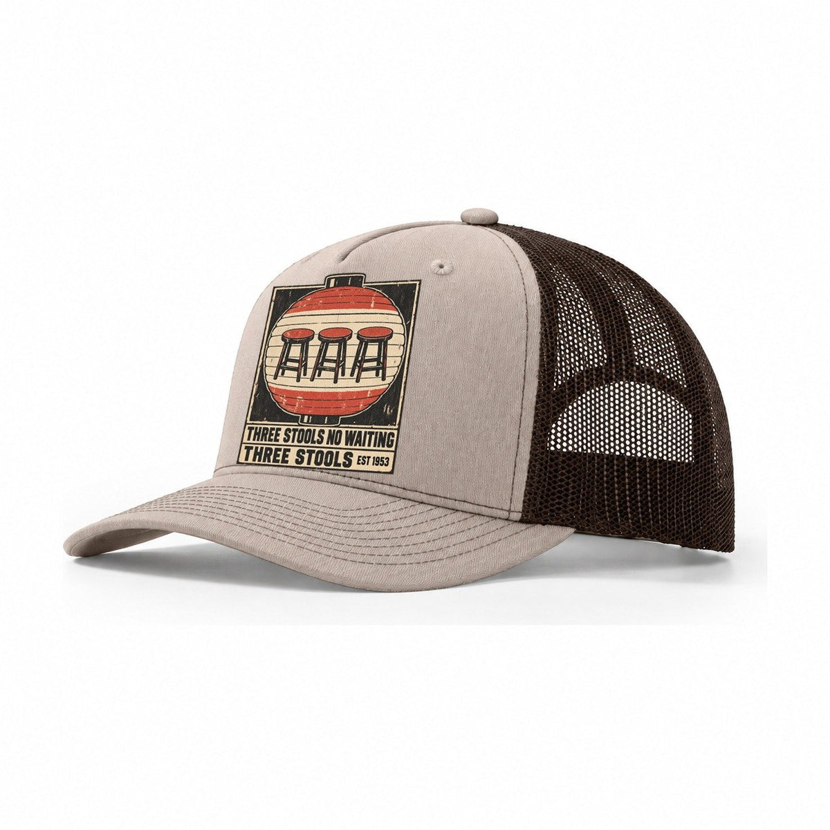 Three Stools Izakaya Rules Trucker Hat – Khaki Brown