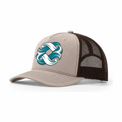 Tidebound Knot Quiet Wards Heritage Trucker Hat – Khaki Brown