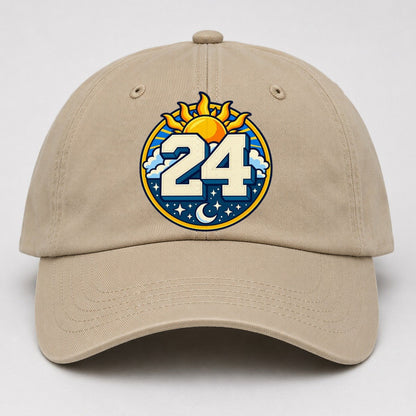 All Day Every Hour Number Club Baseball Cap – Khaki