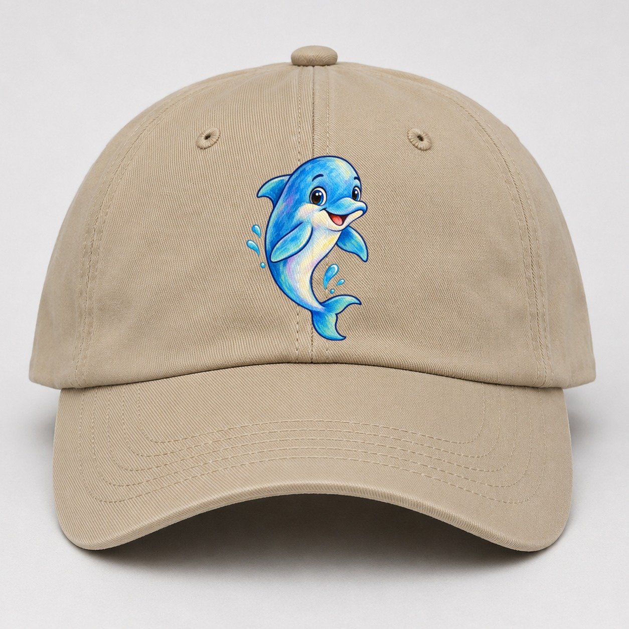 Dolphin Friendly Leap Sea Sprite Baseball Cap – Khaki