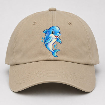 Dolphin Friendly Leap Sea Sprite Baseball Cap – Khaki