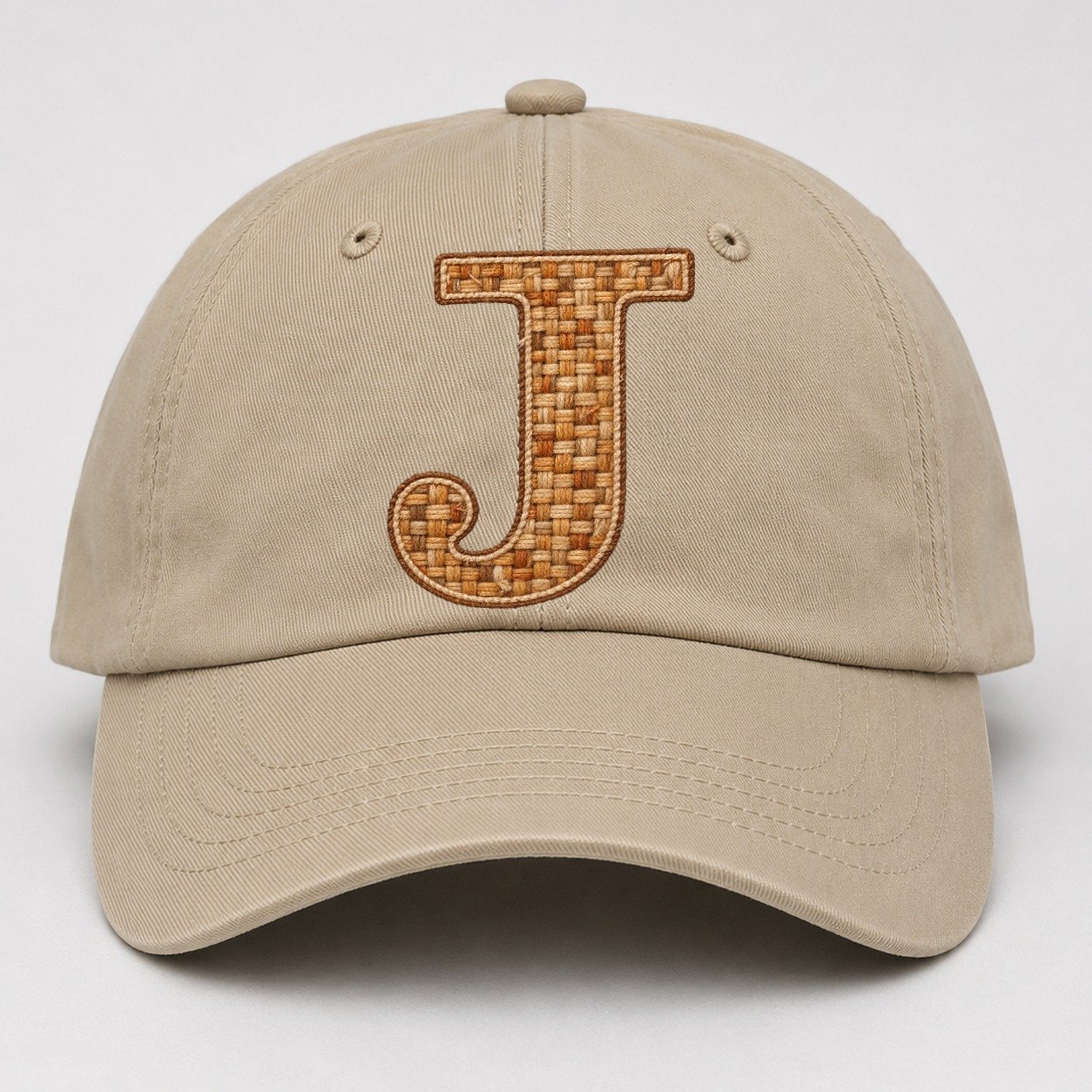 Woven Tweed J Monogram Baseball Cap – Khaki