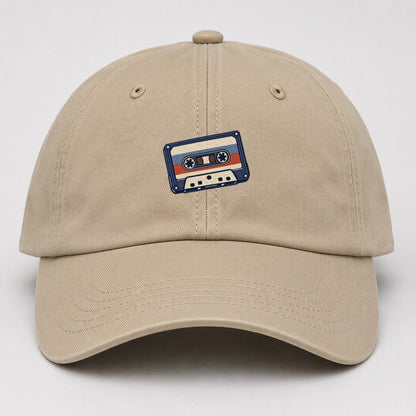 Cassette Tape Tiny Solo Marks Baseball Cap – Khaki
