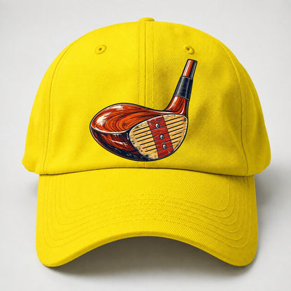Vintage Club Head Golf Life Baseball Cap – Yellow