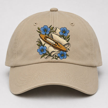 Ulster Linen Shuttle And Flax Uk Culture Heritage Baseball Cap – Khaki