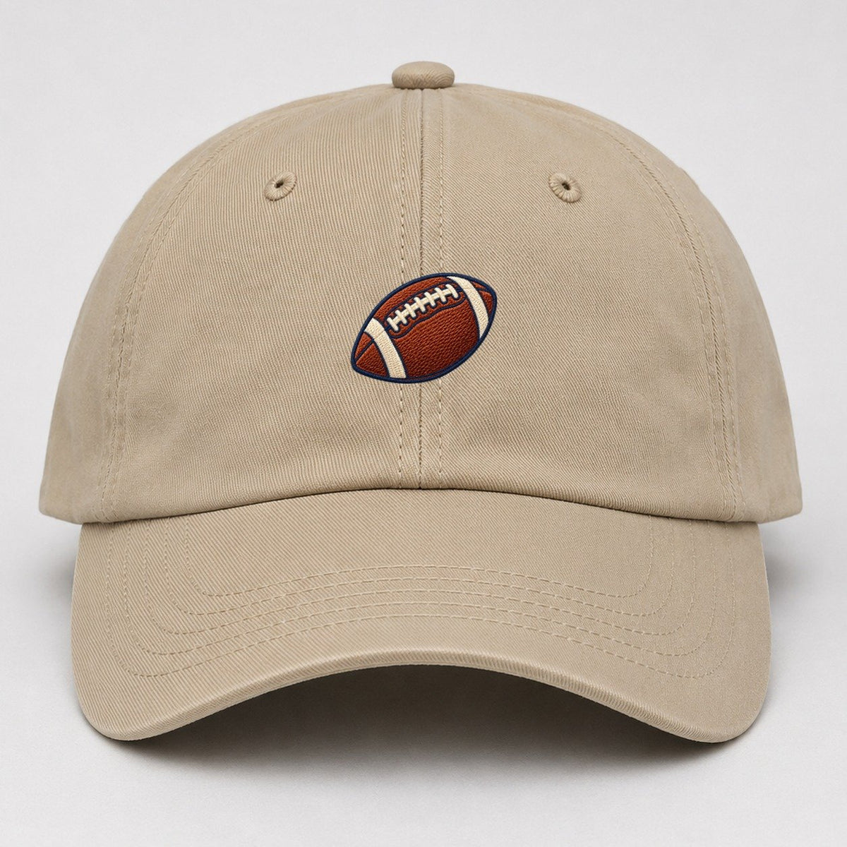 American Football Tiny Solo Marks Baseball Cap – Khaki