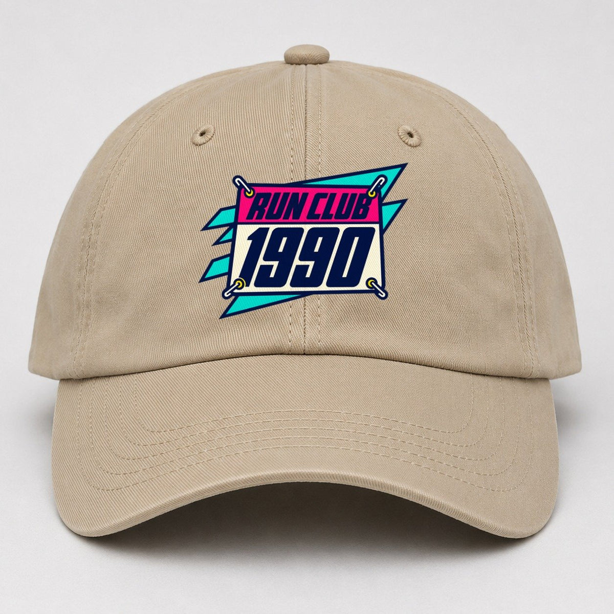 Race Bib 1990 Run Club 90S Running Clubs Baseball Cap – Khaki