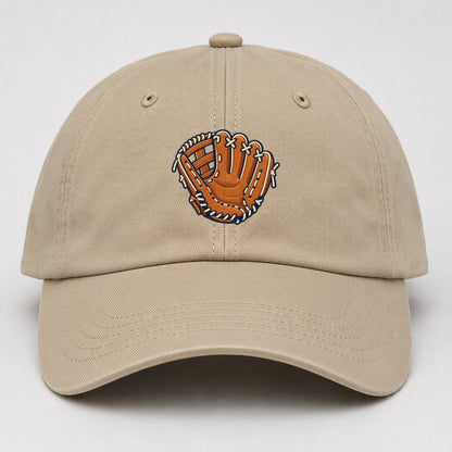 Baseball Glove Tiny Solo Marks Baseball Cap – Khaki