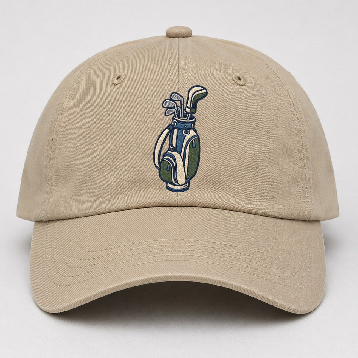 Golf Bag Tiny Solo Marks Baseball Cap – Khaki