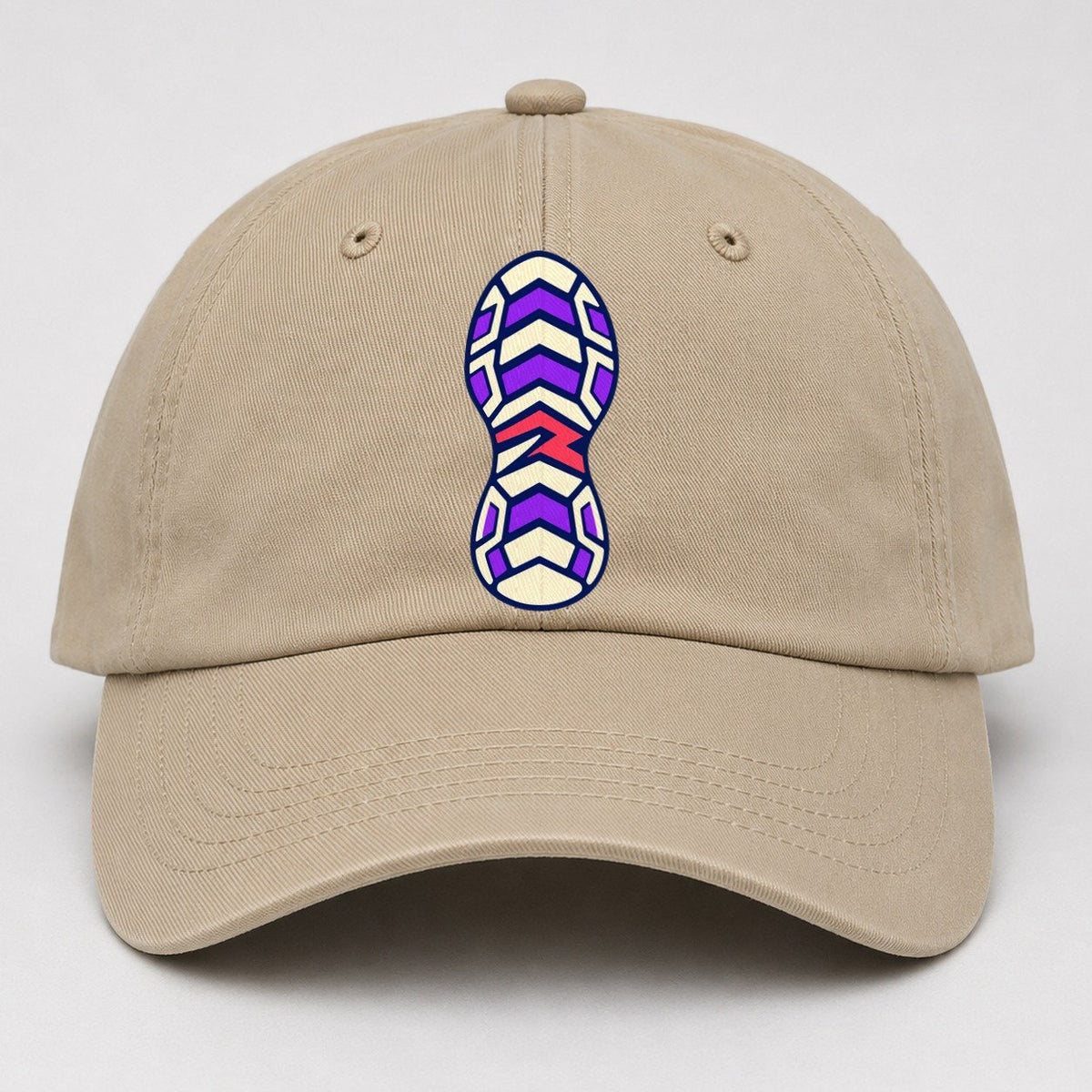 Chevron Sole 90S Running Clubs Baseball Cap – Khaki