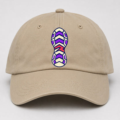 Chevron Sole 90S Running Clubs Baseball Cap – Khaki